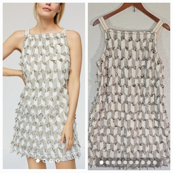 Anthropologie Dresses & Skirts - Anthropologie Fringe Laddr Mini Dress